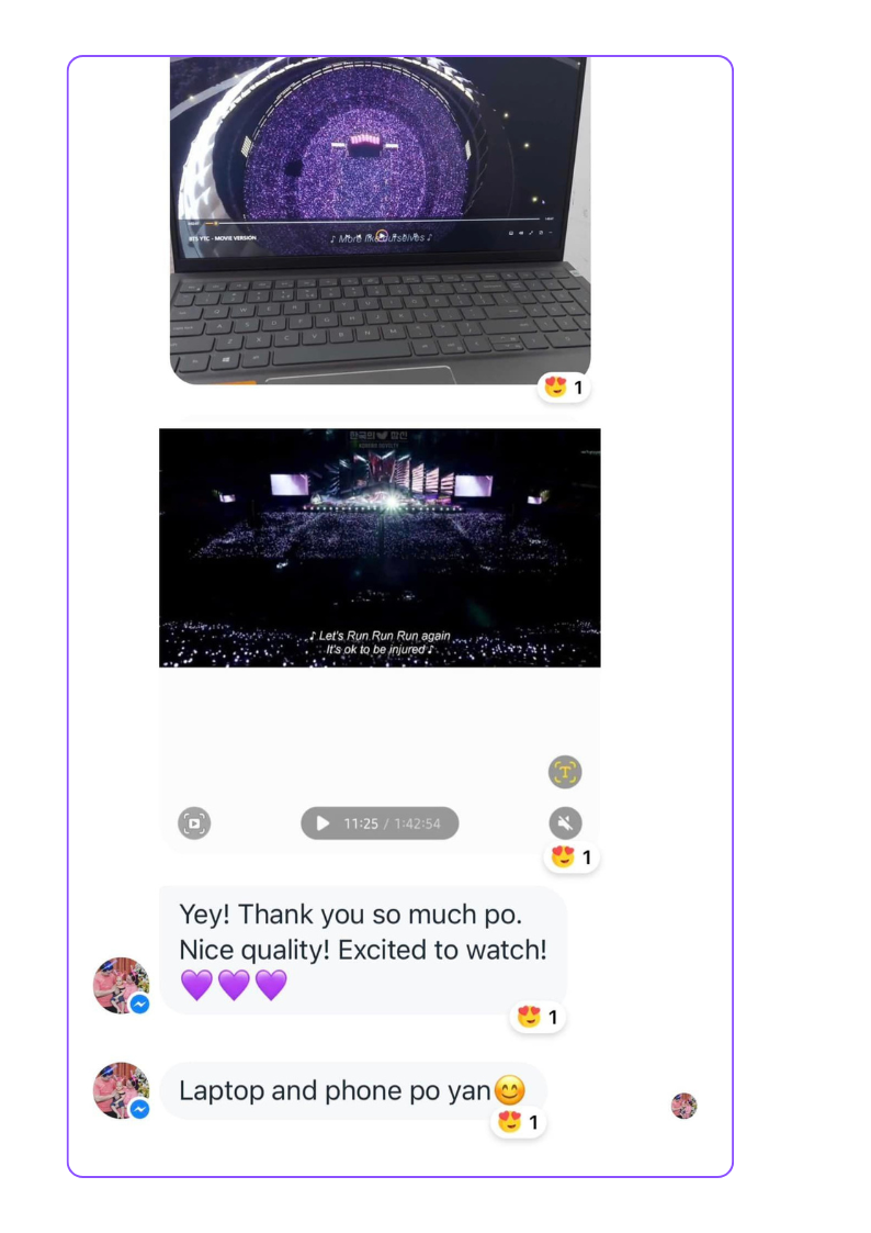 Facebook reviews compilation